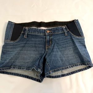 Isabel Maternity Jean Shorts